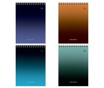 Блокнот А5 40л BG на гребне "Моноколор. Баланс"