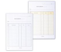 Накладная самокопирующаяся (3-х слойная) А5 50 экз.