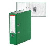 Папка-регистратор 80 мм Erich Krause, с арочным механизмом, зеленая