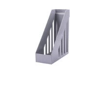 Лоток вертикальный для бумаг, увеличенная ширина (277х100х290 мм), BRAUBERG-MAXI, серый