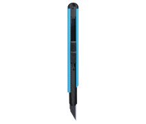 Нож канцелярский Berlingo "Color Zone",   9мм черное лезвие, auto-lock, металл. напра