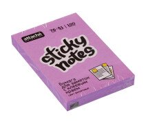 Блок для записи 51*76 мм, 100 л,Attache Selection  неон ФИОЛЕТОВЫЙ