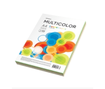 Бумага цветная OfficeSpace "Multicolor", А4, 80г/м2, 200л 10цв