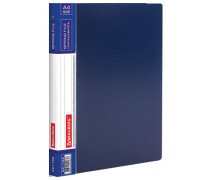 Папка скоросшиватель А4 16мм 700мкм Brauberg "Contract", синяя