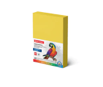 Бумага цветная А4 BRAUBERG, 80 г/м2, 500 л., интенсив, желтая, для офисной техники