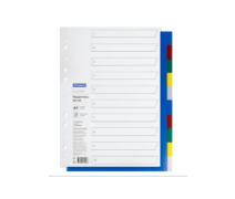 Разделитель листов 10 отделов без индексации OfficeSpace цветной