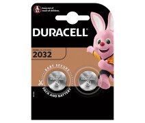 Батарейки  Duracell CR2032 3V литиевая 2 шт