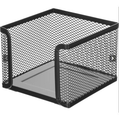Бокс для бумаги Attache 78x105x105мм черный метал