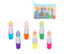 Набор текстовыделителей с топперами 6 ЦВЕТОВ НЕОН, "КОСМО", линия 1-4 мм, FUNSTER (ФАНСТЕР)