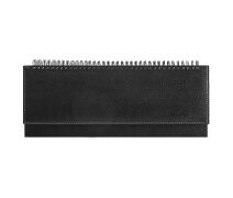 Планинг датированный 2025г., 64л., 330*130мм, кожзам, Berlingo "Silver Pristine", черный