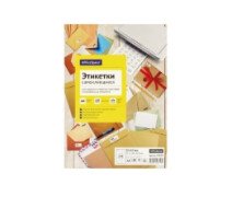 Этикетки самоклеящиеся А4 100л. OfficeSpace, белые, 24 фр. (70*37), 70г/м2