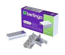 Скобы для степлера №10 Berlingo "Perfect", оцинкованные, 1000шт