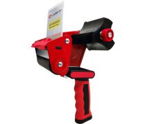 Диспенсер для упаковочной клейкой ленты Lamark, 75 мм, красный