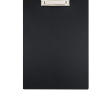 Планшет с зажимом СТАММ А4, 1000 мкм, пластик, черный