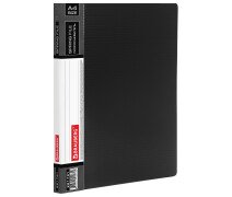 Папка скоросшиватель А4 21 мм 700мкм Brauberg "Contract", внут. карман, черная