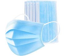 Маска одноразовая  3-х слойная