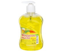 Мыло жидкое антибактериальное 500 мл Лайм-Мята с дозатором "RAIN"