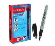 Маркер перманентный 3 мм Calligrata чёрный