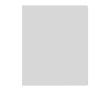 Папка на 2-х кольцах 18 мм Calligrata А4, 500 мкм, белая