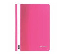 Папка скоросшиватель  А4, BRAUBERG, 130/180 мкм, розовый