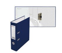 Папка-регистратор 75мм Calligrata, PP синяя