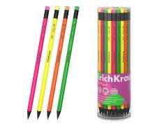 Карандаш чернографитовый  ErichKrause «JOY», HB, грифель d=2.2 мм, пластик, круглый, неон
