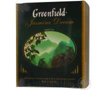 Чай Гринфилд Jasmine Dream green tea 2г, пачка 100 пак