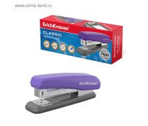 Степлер №24/6 ErichKrause Quadro, до 25 листов, антистеплер, вмещает до 80 скоб