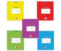 Тетрадь 12 л BRAUBERG КЛАССИКА, частая косая линия, обложка картон, АССОРТИ