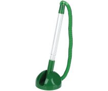 Ручка шариковая OfficeSpace "Reception" настольная на спирали, корпус зелный