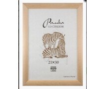 Рамка 21*30 Сосна Zebra 2500 бесцветная широкий багет/25/