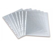 Файлы с перфорацией А4 40 мкм Attache, гладкие, пачка 100шт