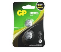 Батарейка GP CR2025 (DL2025) литиевая 2 шт