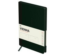 Ежедневник недатированный А5, 136л., кожзам, BG "Vienna. Dark green", мягкий переплет, темно-зелены