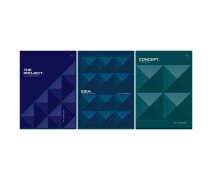 Тетрадь А4 60л. клетка, скоба BG "Monocolor Corporate identity", обложка мелованный картон