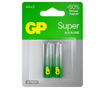 Батарейка AA GP Super G-Tech (LR6) 15A алкалиновая, 2 шт
