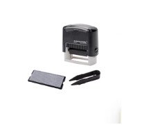 Штамп самонаборный 4-строчный ОФИСМАГ, оттиск 48х18 мм, "Printer 8052", КАССА В КОМПЛЕКТЕ