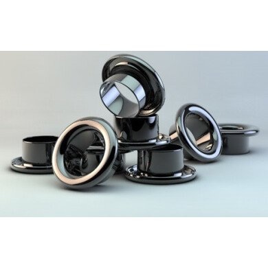 Кольца, Piccolo, D4, черный, 1 000 шт