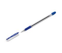 Ручка шариковая 0,7мм, Berlingo "I-15" синяя, грип